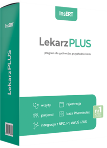 lekarz plus pudełko